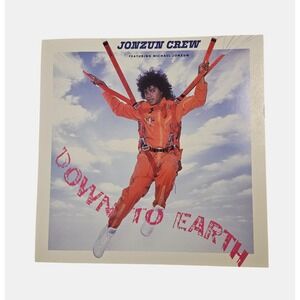 Jonzun‎ Crew Down To Earth 1984 Promo Flat Poster 12x12 Tommy Boy Hip Hop